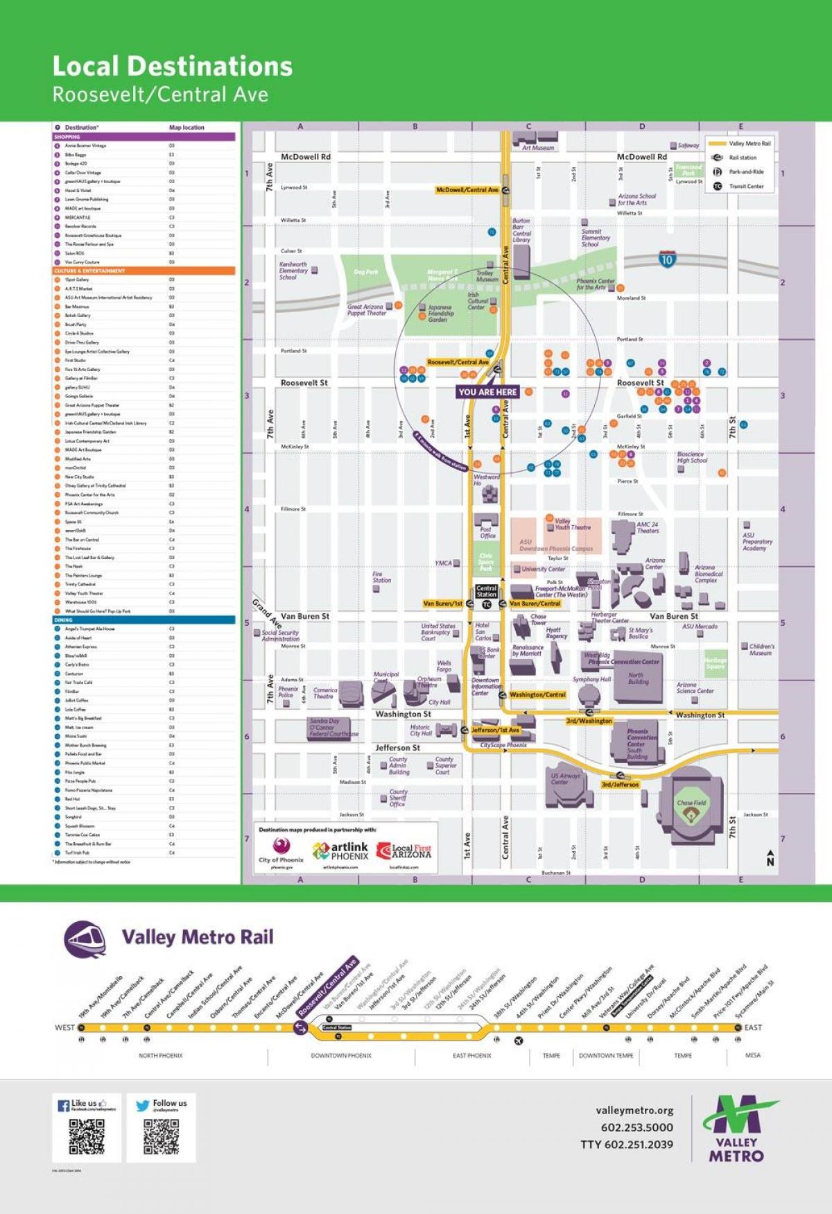 Феникс метро долину мапи